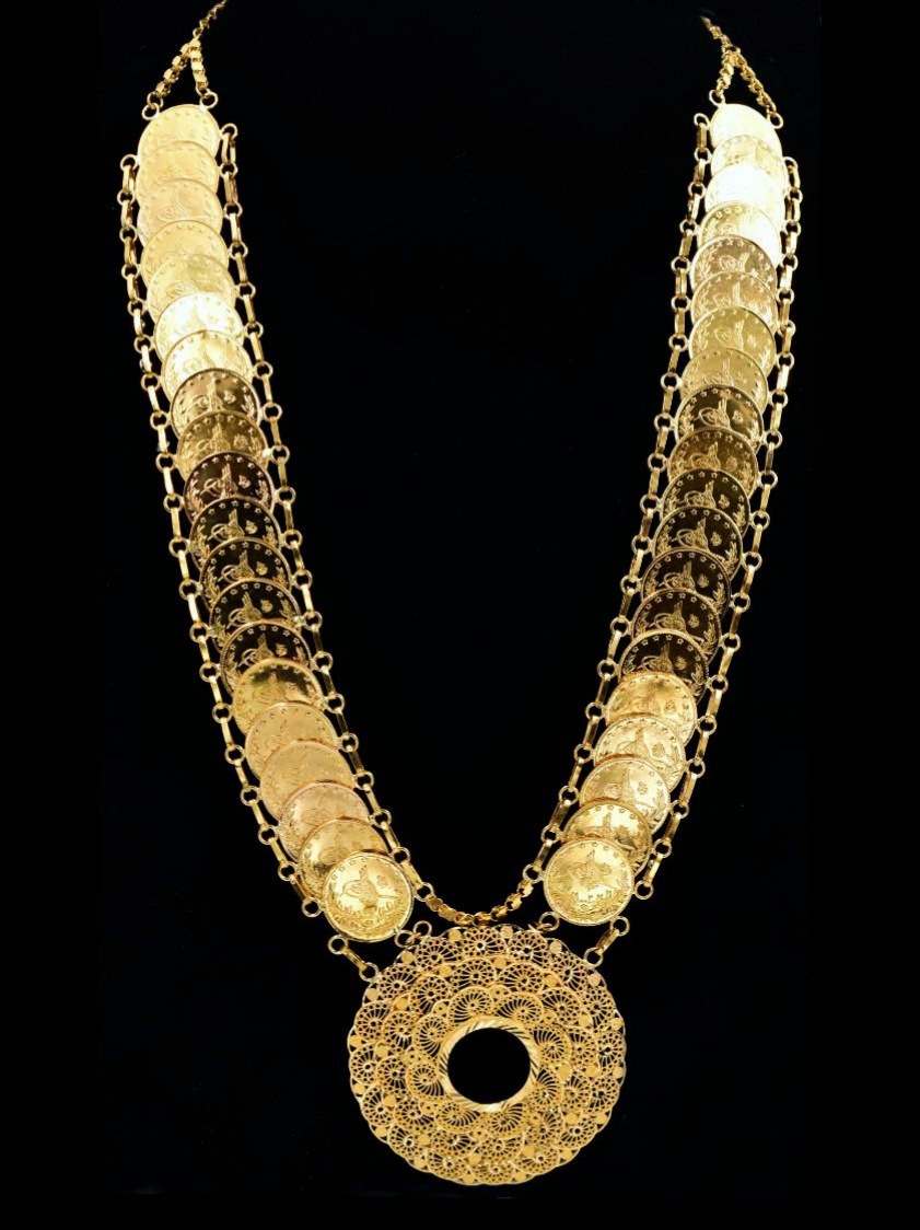 21K Gold Coin Necklace | SW11175